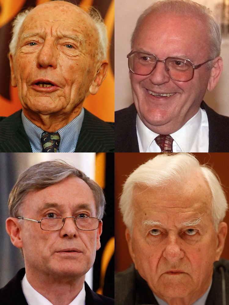 Kommen nicht: Scheel, Herzog, Köhler, Weizsäcker.