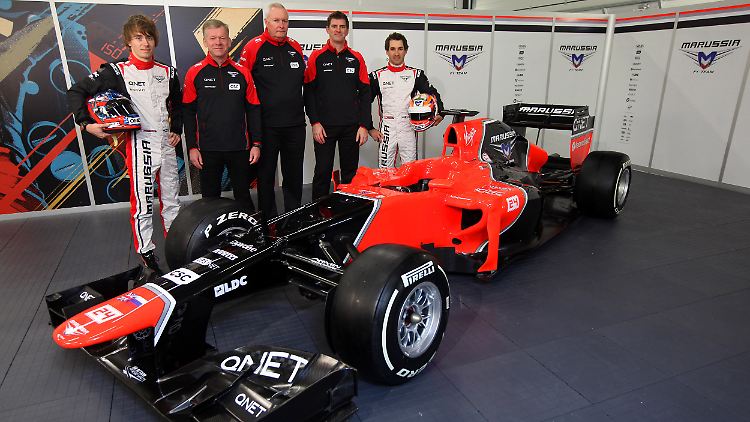 Fertig war er schon länger, der neue Marussia MR01. Jetzt ist er auch fahrtüchtig.