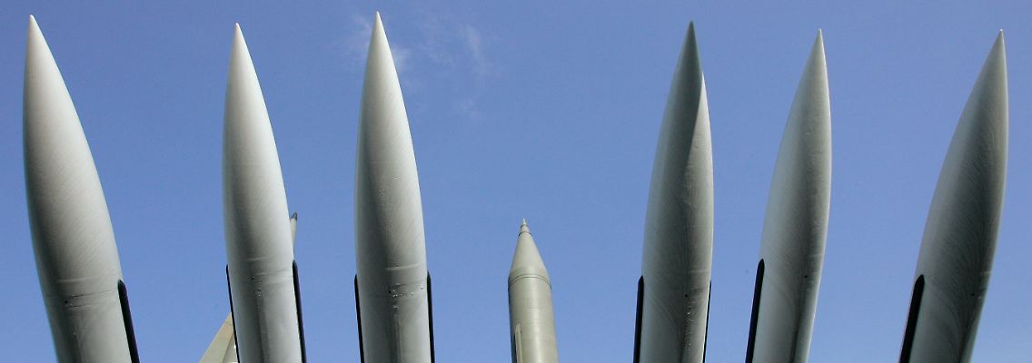 Nord- und Südkorea setzen auf Abschreckung. Das dokumentieren auch die Raketen im "Korean War Memorial Museum".