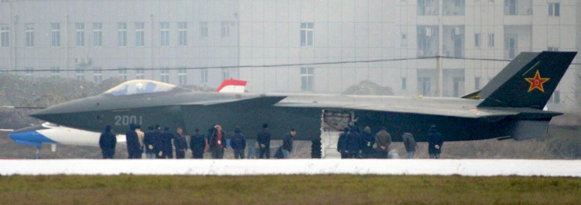 Made in China: der Tarnkappen-Kampfjet "J-20".