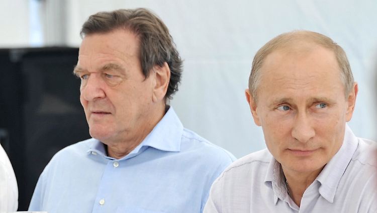 Schröder und Putin: eine deutsch-russische Freundschaft.