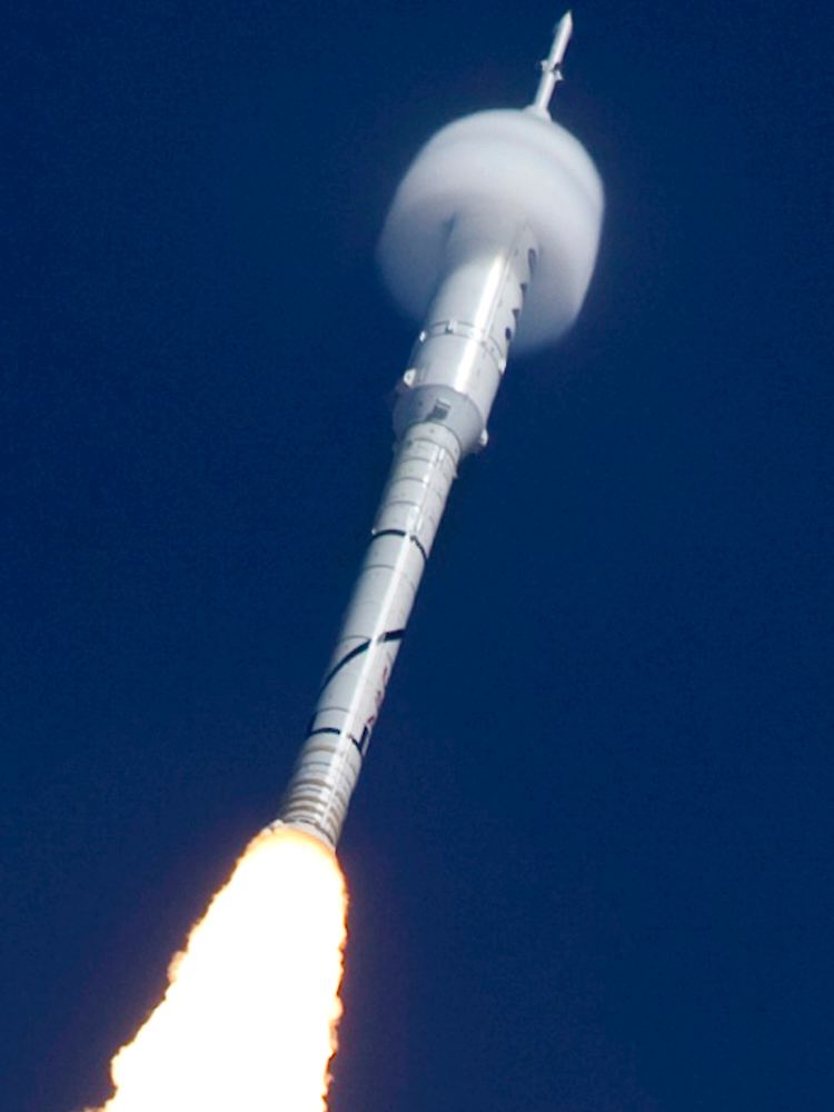 Erfolgreicher Start der Ares-I-Testrakete am 28. Oktober 2009.
