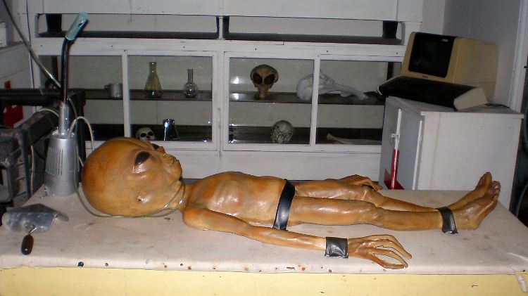 Prototyp eines Aliens.
