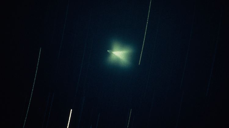 Dieses angebliche UFO wurde über Salzburg gesichtet. 