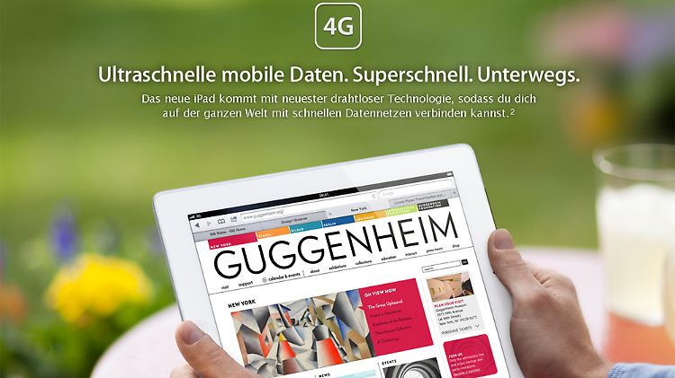 Das "4G" hat auf der deutschen iPad-Seite eigentlich nichts zu suchen.