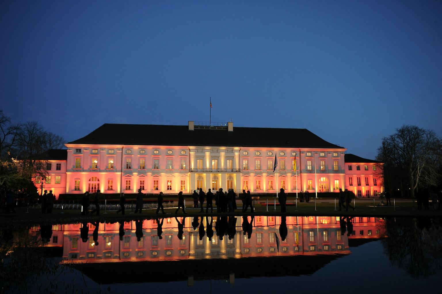 Der Ort des Geschehens: Das Schloss Bellevue in Berlin.