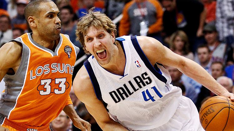Bester Werfer seines Teams: Dirk Nowitzki.