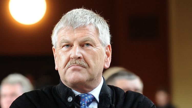 Udo Voigt bleibt der Zutritt in Bad Saarow verwehrt.