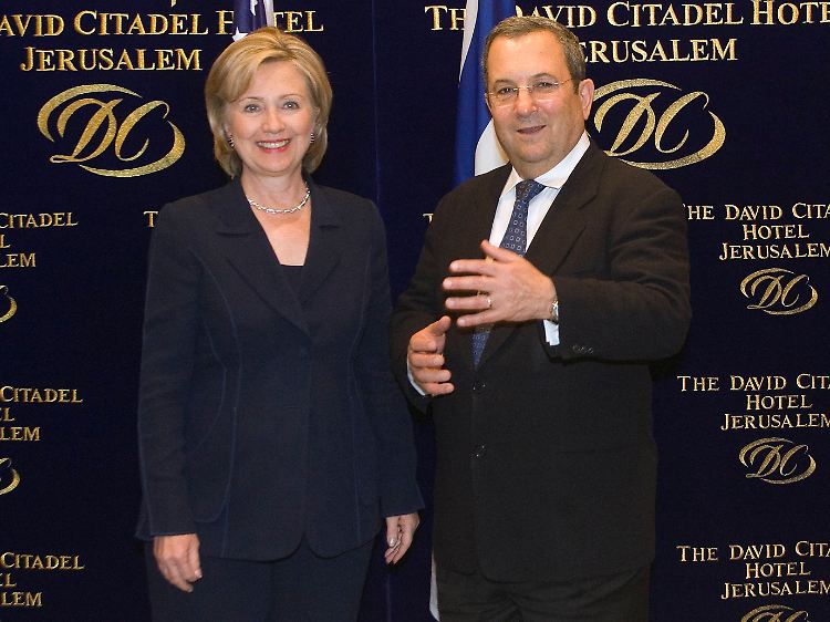 ... und traf dort Ehud Barak (Bild) und Avigdor Lieberman.