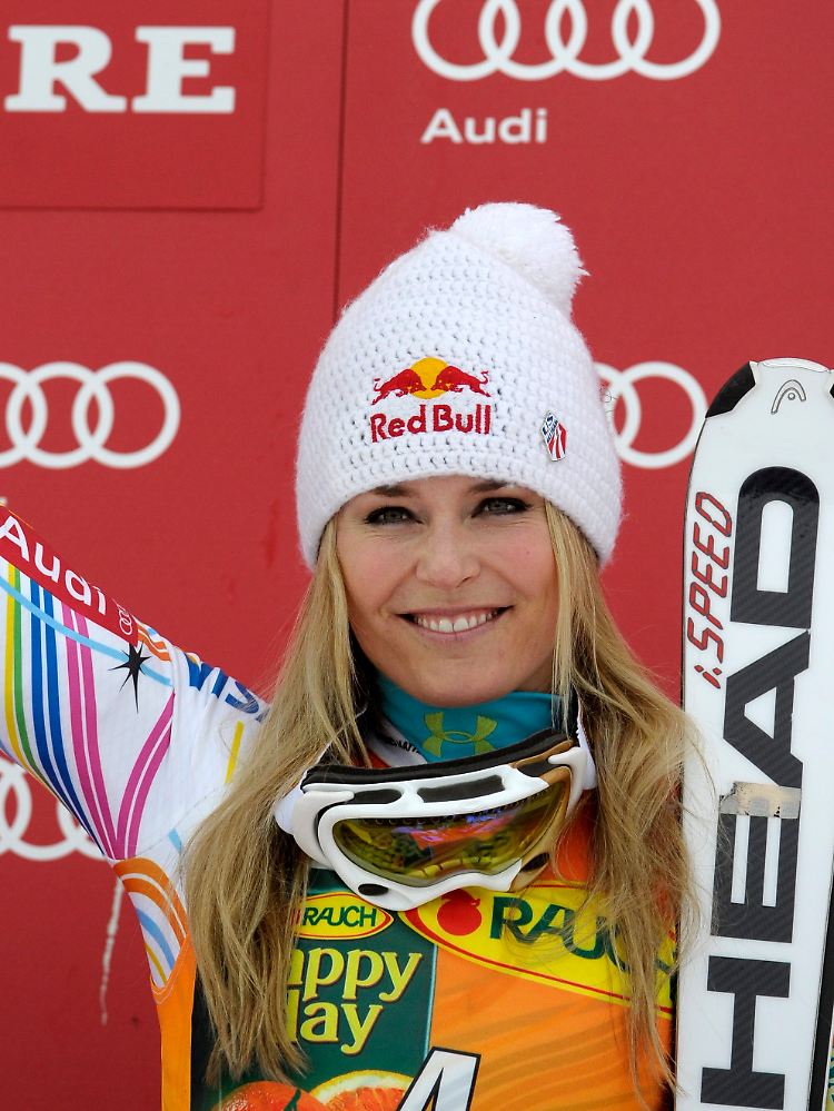 "Oh my god": Lindsey Vonn.