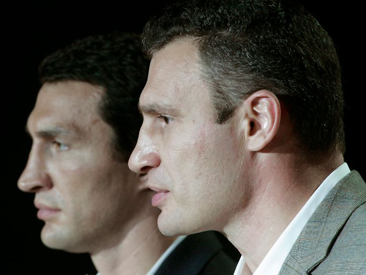 Echte Männer: Vitali, rechts, und Wladimir Klitschko.