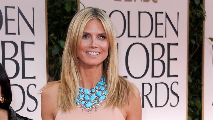 Heidi Klum Mitte Januar bei der Golden-Globe-Verleihung. Kurz zuvor hatte es die ersten Trennungsgerüchte gegeben.