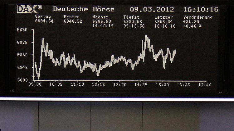 Stark bewegt ins Wochenende: Der Dax reagierte auf die Job-Daten stärker als auf den Schuldenschnitt.