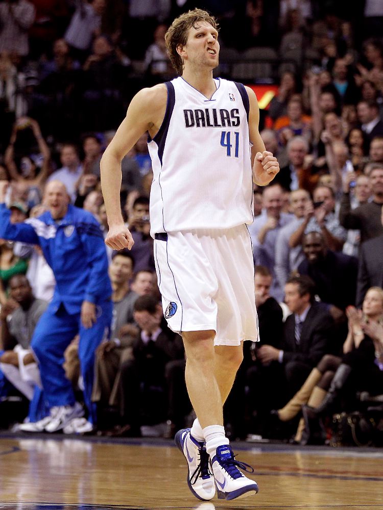 Nowitzki ist nicht zufrieden mit sich.