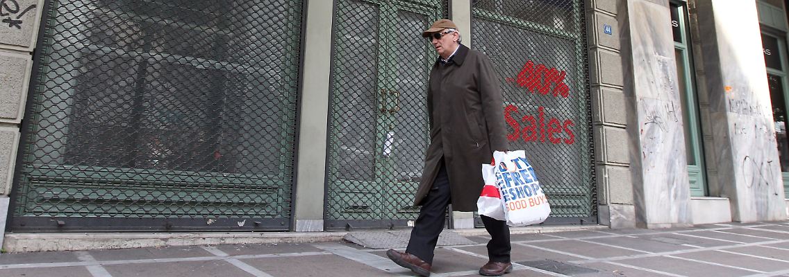 Die Minuszeichen beim griechischen Wirtschaftswachstum werden immer größer.