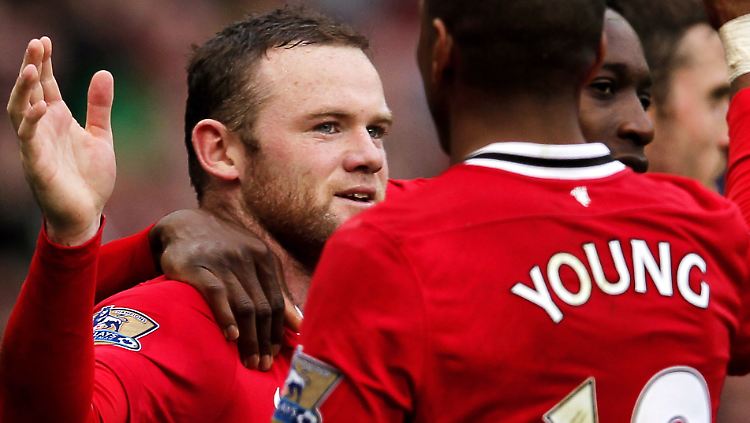 Wieder obenauf: Wayne Rooney, sein Kollege Ashley Young und das Team von Manchester United.