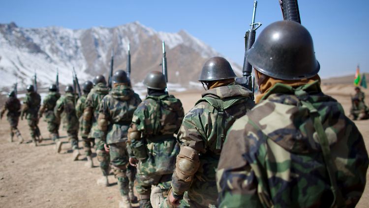 Afghanische Soldaten in Herat.