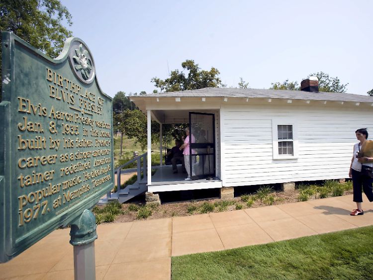 Elvis Presleys Geburtshaus in Tupelo.