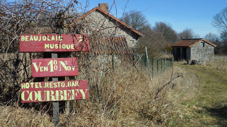 In Courbefy ist nichts mehr los.