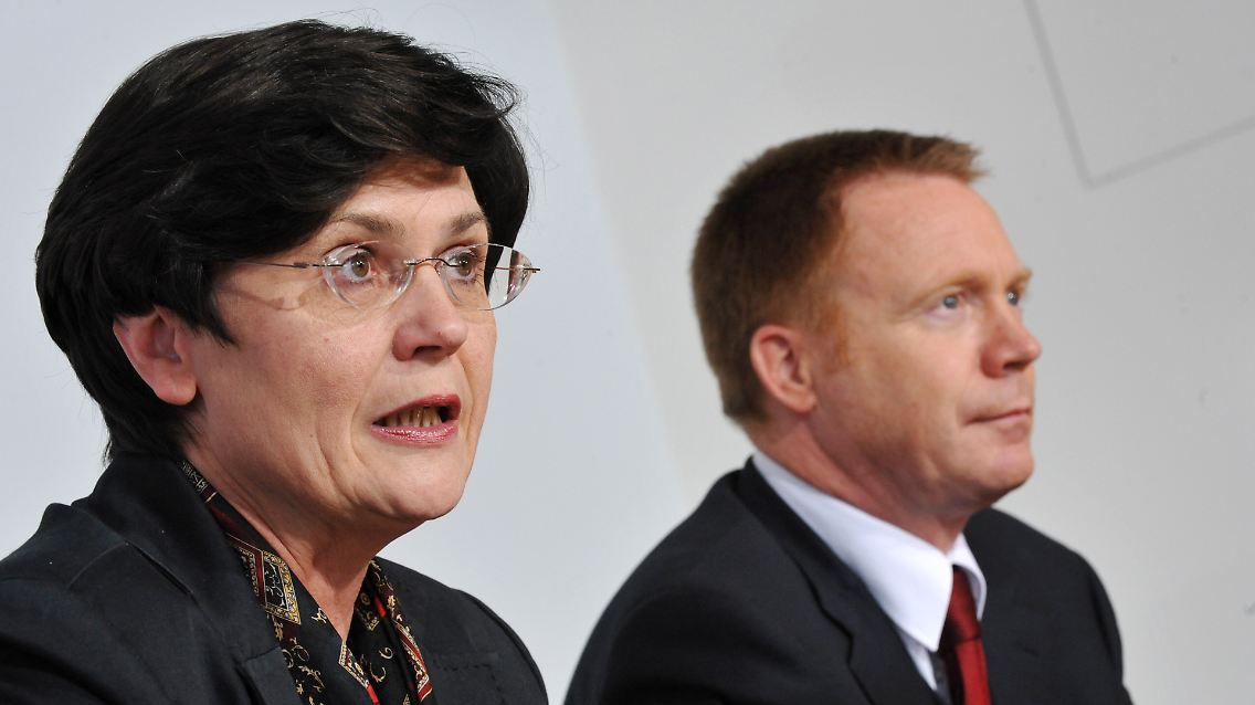 Christoph Matschie, rechts, wird Vize-Ministerpräsident und Kultusminister.