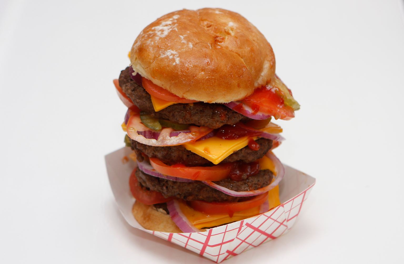 Ob saftiger Rindfleisch-Burger, ...