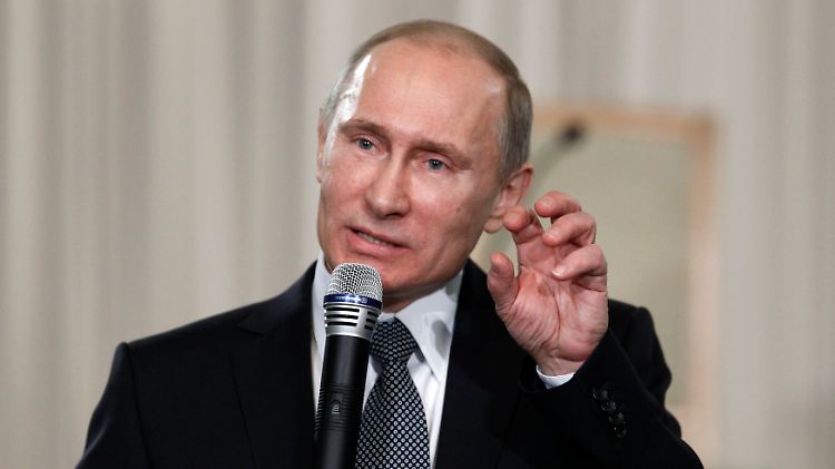 Begehrter Gesprächsbereitschaft: Russlands neu gewählter Präsident Wladimir Putin.