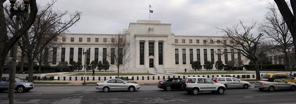 Nur ein paar Schritte sind es bis zum Weißen Haus: Die Fed in Washington.
