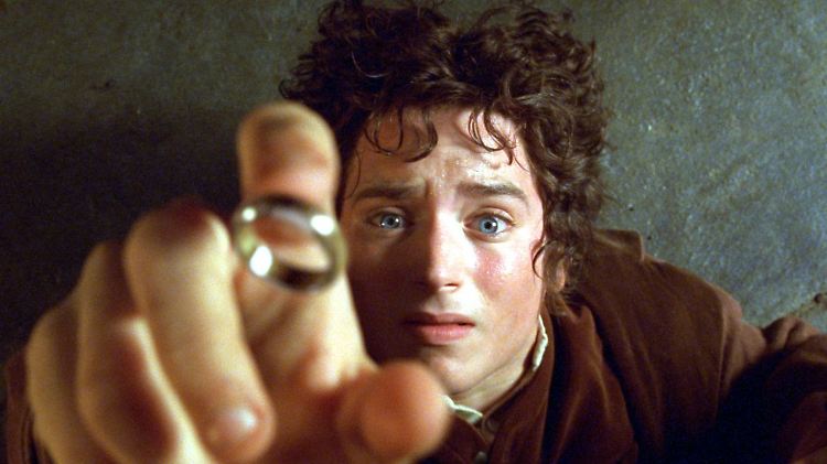 Elijah Wood als Hobbit Frodo in einer Szene aus den "Gefährten".