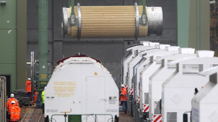 Keine Castorbehälter, kein Transport der Brennelemente.
