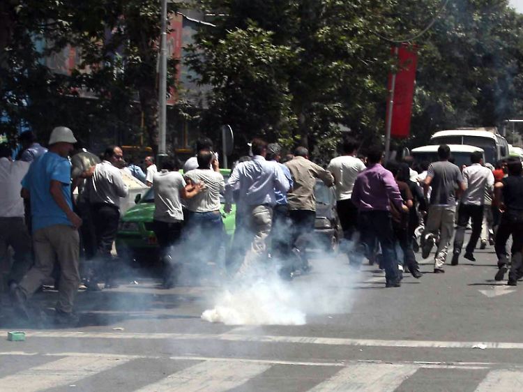 Proteste von Oppositionellen in Teheran (Archivbild vom 17. Juli 2009).