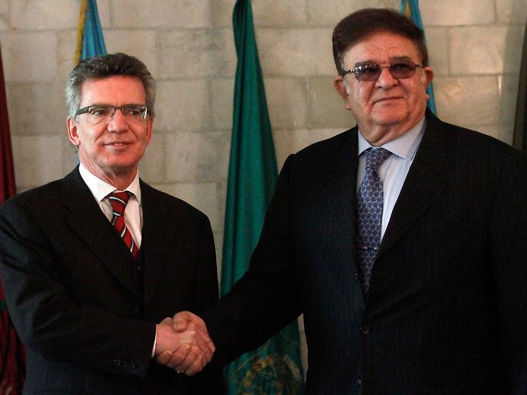 Nach dem Treffen mit seinem Amtskollegen Wardak will De Mazière auch Präsident Karsai treffen.