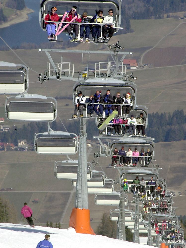 Sessellift in Südtirol.