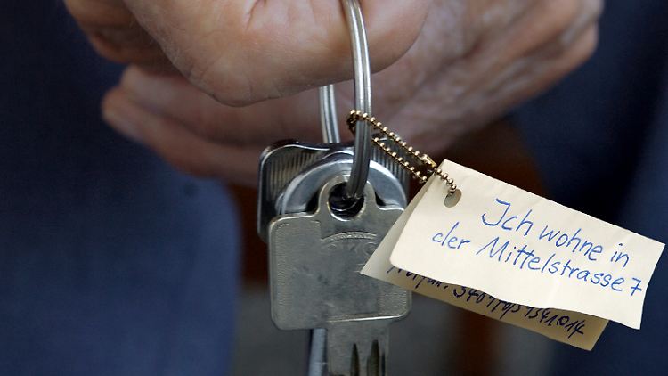 Eine Erinnerungshilfe am Schlüsselbund.