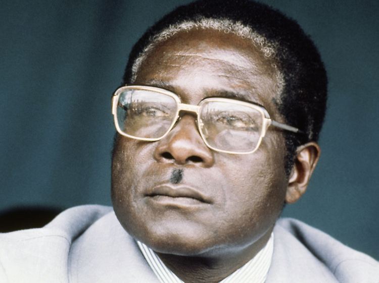 Seinen Oberlippenbart trägt Mugabe schon seit seiner Machtübernahme. Auch ihm dürfte er seinen Spitznamen "Afrikas Hitler" zu verdanken haben.