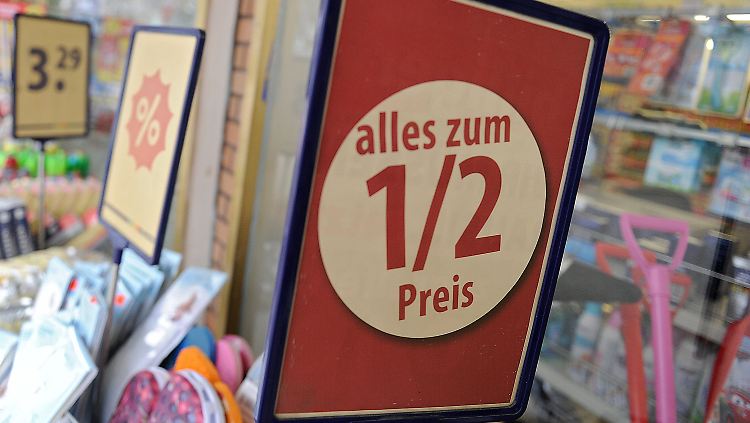 Ausverkauf bei Schlecker. 