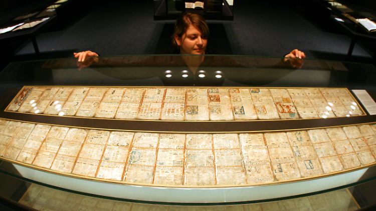 Die historische Maya-Handschrift "Codex Dresdensis" zählt zu den ältesten Büchern der Welt. 