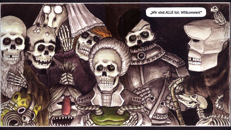 Im Totenreich ist was los ...