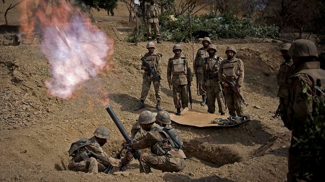 Auf Angriff: Pakistanische Soldaten bei ihrer Offensive in Süd-Waziristan.
