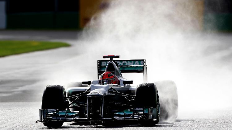 Hier fährt der Altmeister: Michael Schumacher.