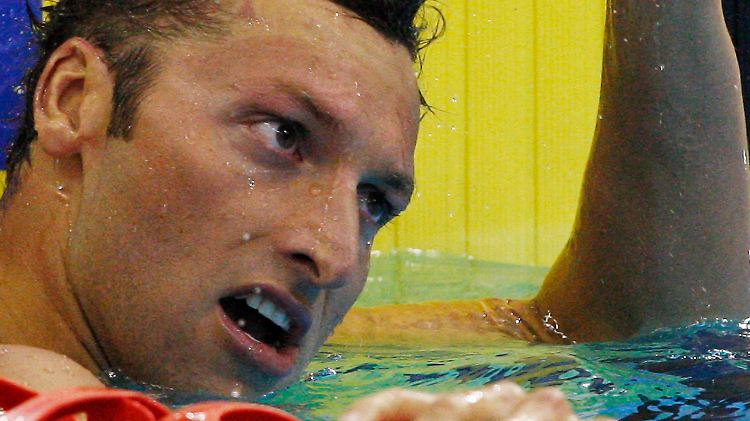 Der Endlauf findet ohne ihn statt: Ian Thorpe.