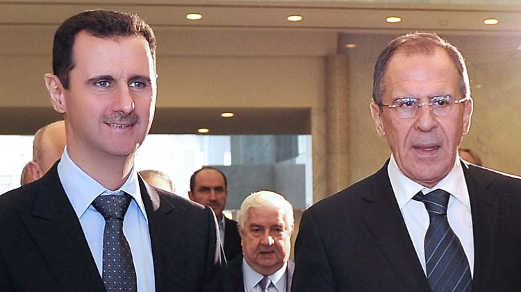 Der russische Außenminister Lawrow besuchte erst vor wenigen Wochen den Syrer Assad. Russland hält weiter zum Regime.