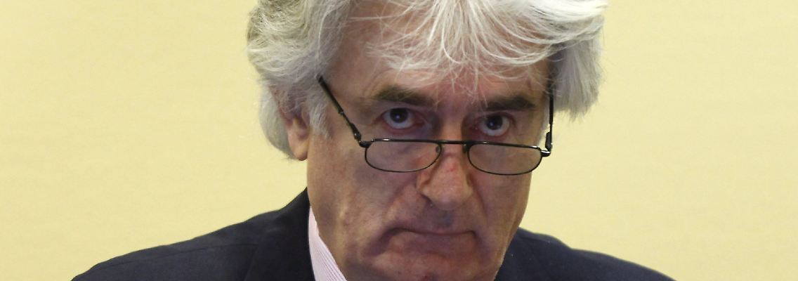 Karadzic steht in Den Haag wegen Völkermord vor Gericht.