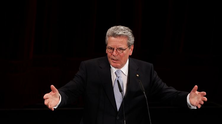 Der Großteil der Deutschen steht hinter Joachim Gauck.