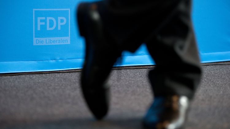 Christian Lindner im Thomas Dehler Haus in Berlin.