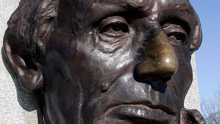 Das Grab von Abraham Lincoln in Springfield, Illinois.