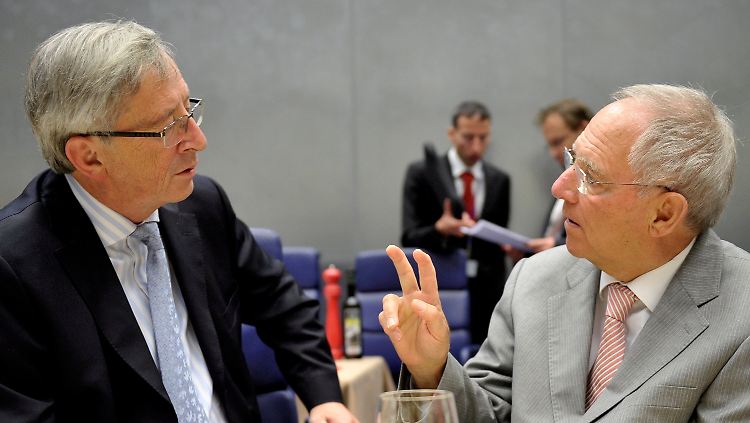 Juncker und Schäuble.