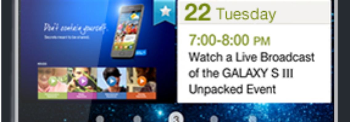 So soll das Samsung Galaxy S3 aussehen.