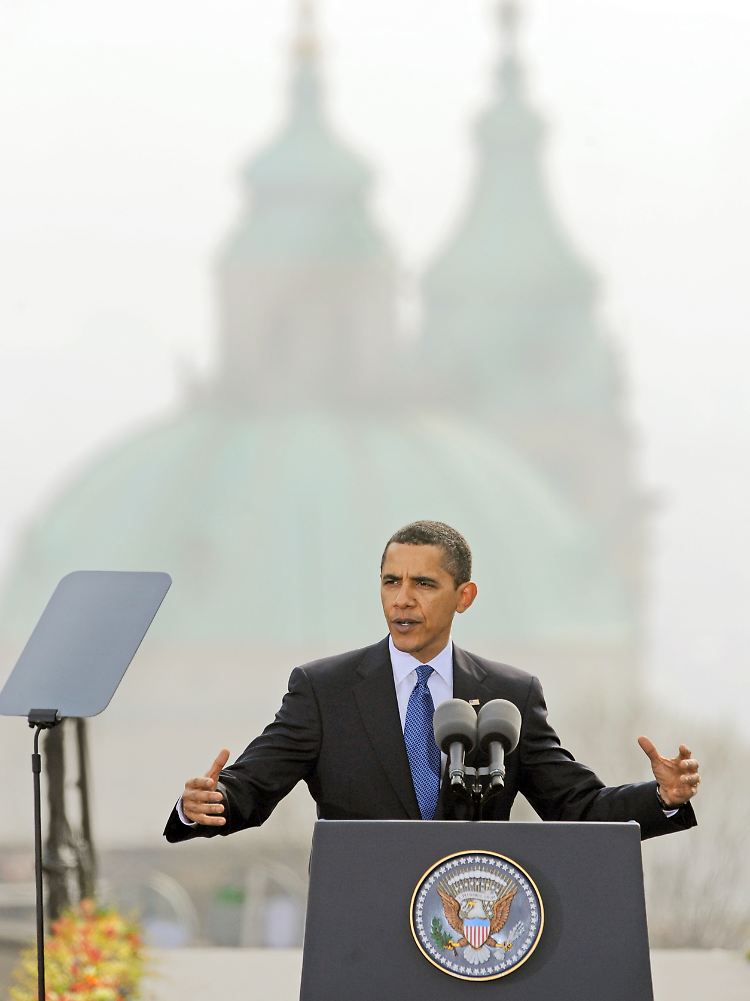 Am 5. April warb Obama in Prag für eine atomwaffenfreie Welt.
