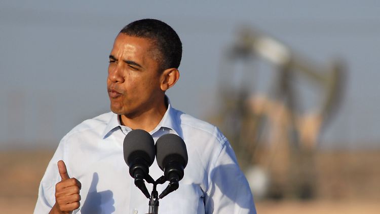Wo Obama heute ein Ölfeld besucht, sollen vor 65 Jahren Aliens gelandet sein.