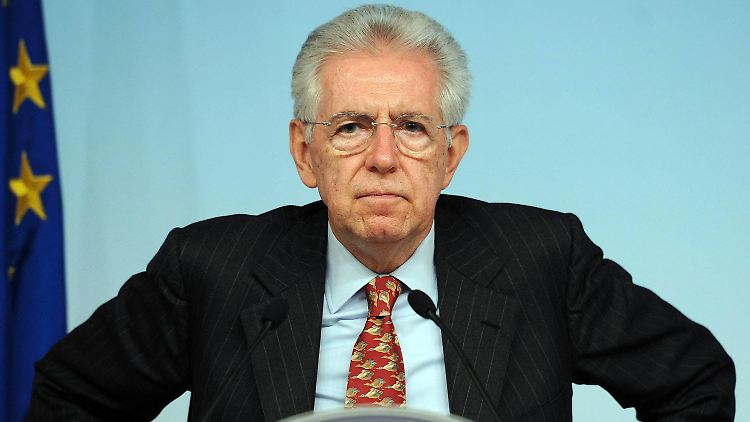 Entschlossen, Italien aus der Krise zu führen: Mario Monti.
